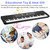 61 Keys Digital Music Keyboard Electric Piano Electronic Musical Instrument Kids Learning Keyboard with Microphone for 3-12 Year Old Kids Girls Boys