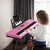 61 Keys Digital Music Keyboard Electric Piano Electronic Musical Instrument Kids Learning Keyboard with Microphone for 3-12 Year Old Kids Girls Boys