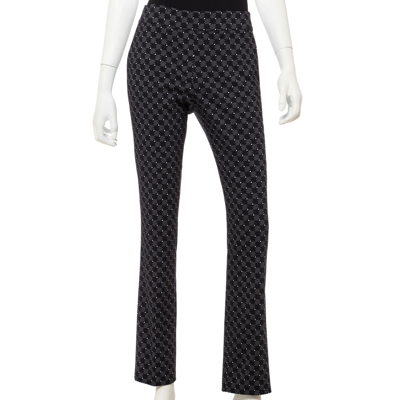 Grid Print Pants - Temu