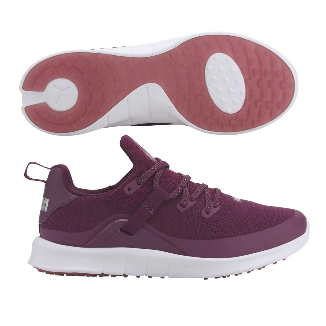 puma purple golf shoes