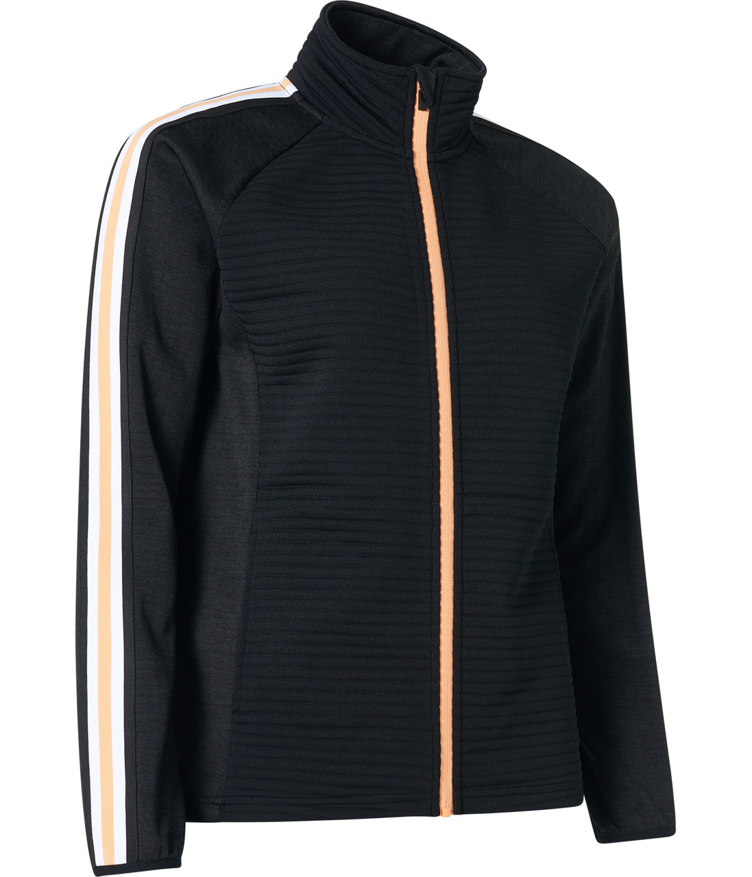 udslettelse Mockingbird Ved Abacus Sportswear Turnberry 3D Stripe Fullzip Women's Golf Cardigan - Black  - Fore Ladies - Golf Dresses and Clothes, Tennis Skirts and Outfits, and  Fashionable Activewear