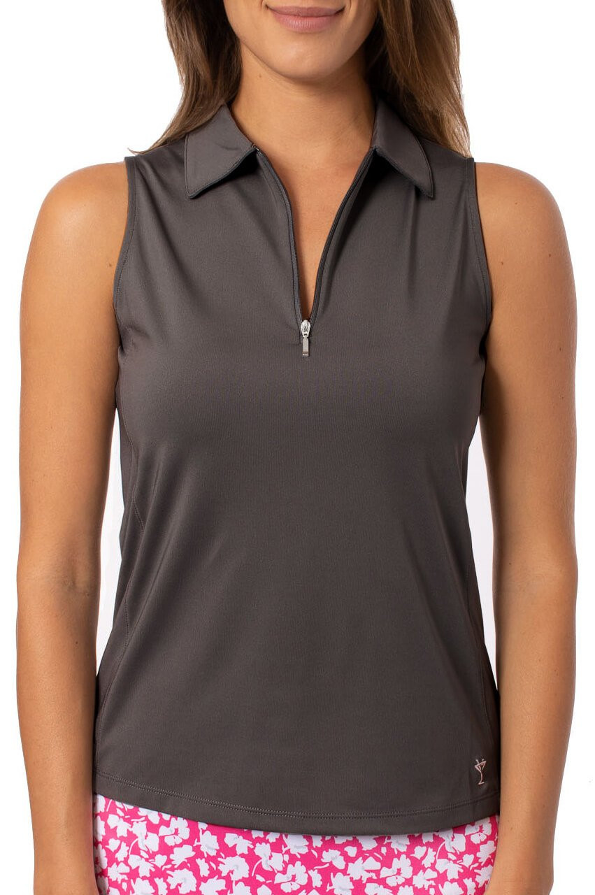 Ladies sleeveless deals golf polo shirts