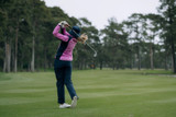 Abacus Links Stretch Rain Women's Golf Jacket - Iris
