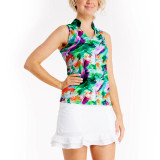 TZU TZU Sport Tabitha Women's Golf Top  - Streamers