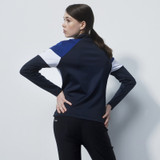 Daily Sports Color Blocking Performance Woman's Jacket - Navy