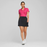 Puma Women's Cloudspun Coast Short Sleeve Golf Polo - Orchid Shadow Heather