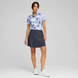 Puma Women's Mattr Cloudy Short Sleeve Golf Polo - Navy Blazer