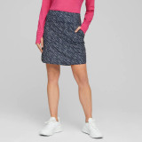 Puma Women's PWR Mesh Whitewater Golf Skirt - Navy Blazer / Bright White