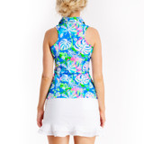 TZU TZU Allie Women's Golf Top - Fantasy 