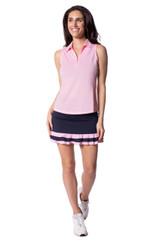 Golftini Take A Chance Skort - Black / Light Pink