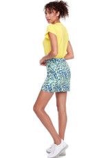 Swing Control Meadows Cloud Skort - Blue/Yellow