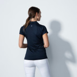 Daily Sports Anzio Cap Sleeve Polo Shirt - Navy 