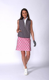 Golftini Reversible Women's Golf Vest White / Grey