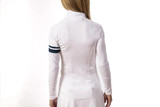 Scratch Seventy Pamela Long Sleeve Women's Golf Pullover - White/ Navy