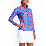 TZU TZU Sara Women's Golf Top - Nori