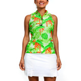 TZU TZU Sport Bella Women's Golf Top - Toucan Jan