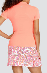 Tail Activewear Lorelai Short Sleeve Golf Top - Zest - FINAL SALE