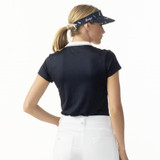 Daily Sports Indra Cap Sleeve Polo Women's Golf Shirt - Navy