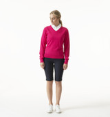 Daily Sports Tea Berry Polo Pullover - Red