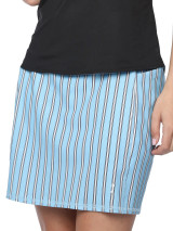 Belyn Key Side Panel Women's Golf Skirt - Moonstruck Stripe