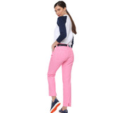 Belyn Key Hybrid Women's Golf  Pullover - Chalk/Ink