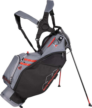 Sun Mountain 2023 4.5 Ls Stand Golf Bag - Black-nickel-red