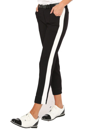 Belyn Key Commuter Tournament Crop Women's Golf Pant - Onyx