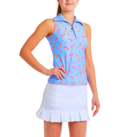 TZU TZU Sport Allie Women's Golf Top  - Cosmo