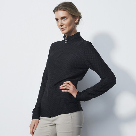 Daily Sports Verona  Long Sleeve Woman's Polo Shirt-Black