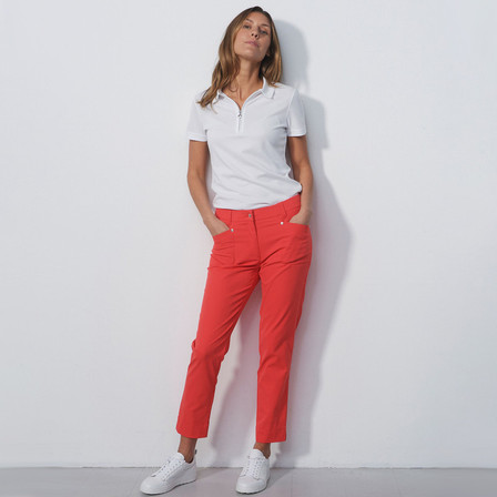 Womens Golf Trousers  Daily Sports Lyric High Water Pants White