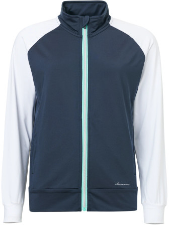 Abacus Kinloch Midlayer Women's Golf Jacket - White Navy