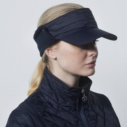 Daily Sports With Ear Flap Women's Visor - Navy