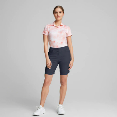 Puma Women's Mattr Cloudy Short Sleeve Golf Polo -   Loveable