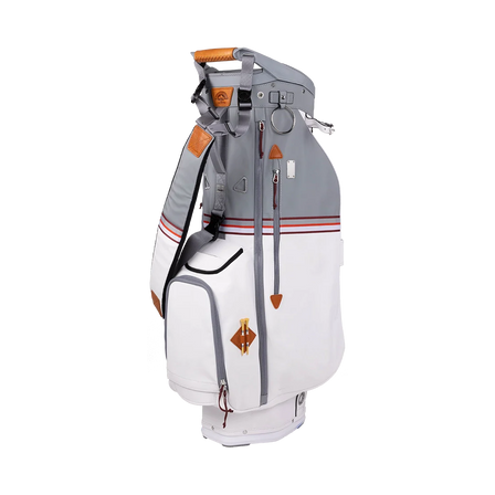 Sun Mountain Single Strap Mid-stripe 4-way Cart Bag - White-cadet-brick