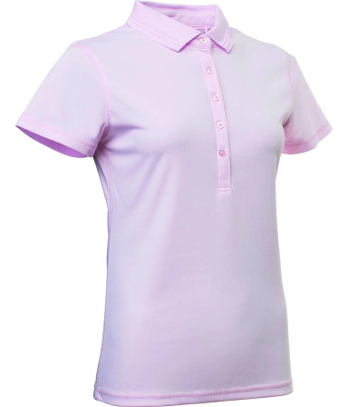 Abacus Ladies Clark Women's Golf  Short Sleeve Polo - Lt Pink