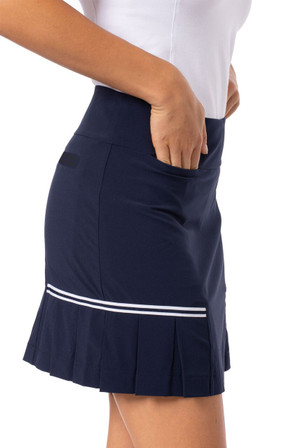 BSWALF Tennis Skirts for Women Elastic Athletic Golf Skorts with  Pockets(Teal) 