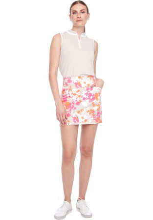 Swing Control Azalea Vented Techno Skort - Pink/Grey