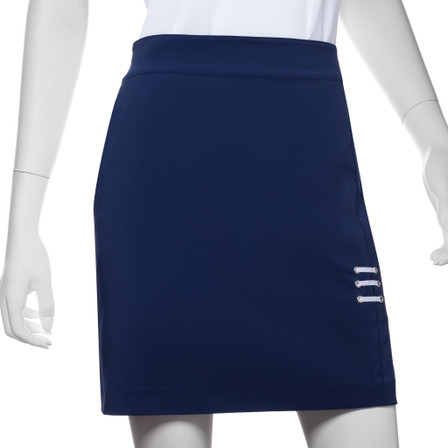 EP Pro NY Eyelet Lacing Trim Skort | Womens Golf Clothing - Navy Blue/White