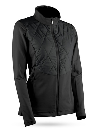 Sun Mountain At Hybrid Women's Golf Jacket - Black