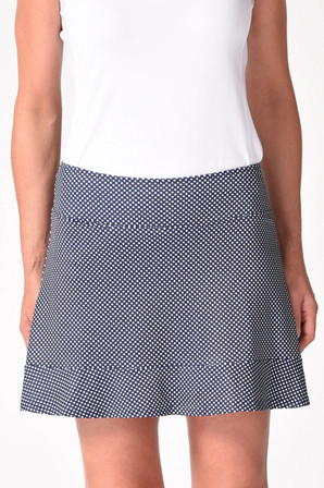 Golftini Putt Putt Pull-On Ruffle Tech Golf Skort