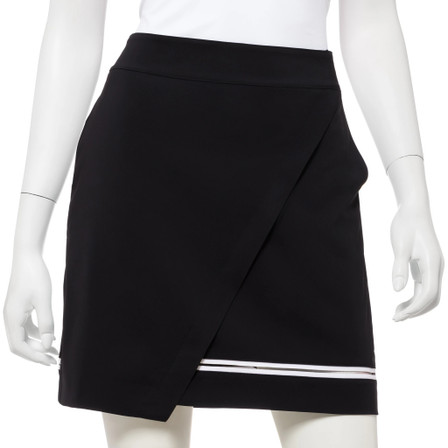 EP Pro Dash Dot Contrast Trim Golf Skort - Black