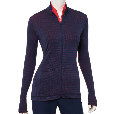 EP Pro Reversible Birdseye Dash Stripe Women's Golf Jacket