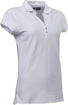 Abacus Sportswear Shirley Cotton Women's Golf Polo - White