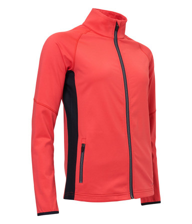 Abacus Sportswear Ashby Full-Zip With Pockets Women's Golf Jacket - Poppy Red