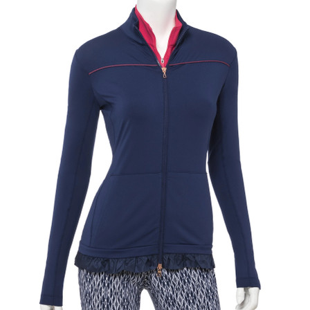EP Pro NY Long Sleeve Zip Front Women's Golf  Jacket W/ Arrow