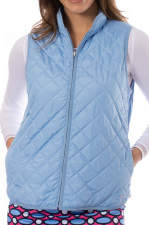 Golftini Wind Women's Golf Vest - Sky Blue