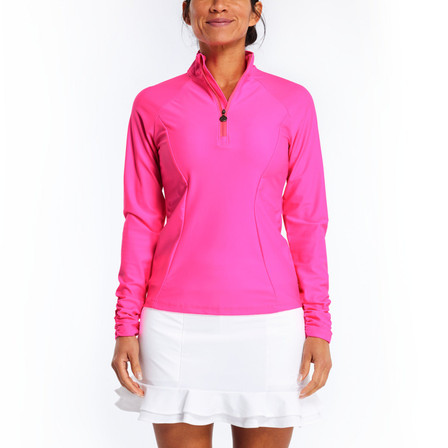 TZU TZU Sport Sara Women's Golf Top - Bombshell