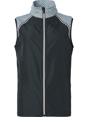 Abacus Sportswear Hills Stretch Wind Women's Golf Vest - black