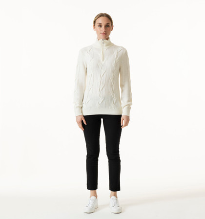 Daily Sports Addie Unlined Polo Pullover - White