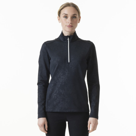 Daily Sports Miranda Long Sleeve Half Neck Top - Navy